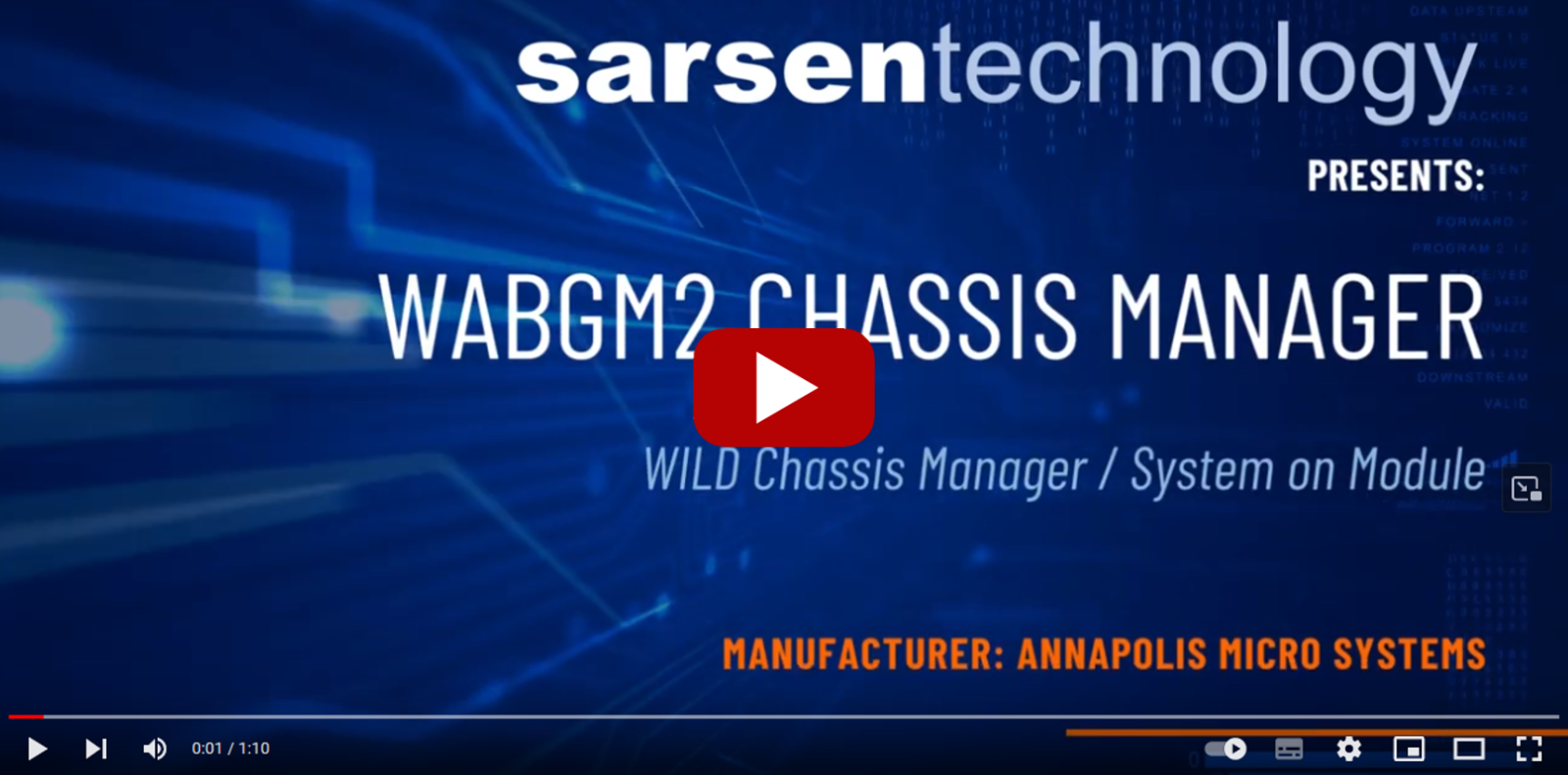 Video - chassis manager WABGM0