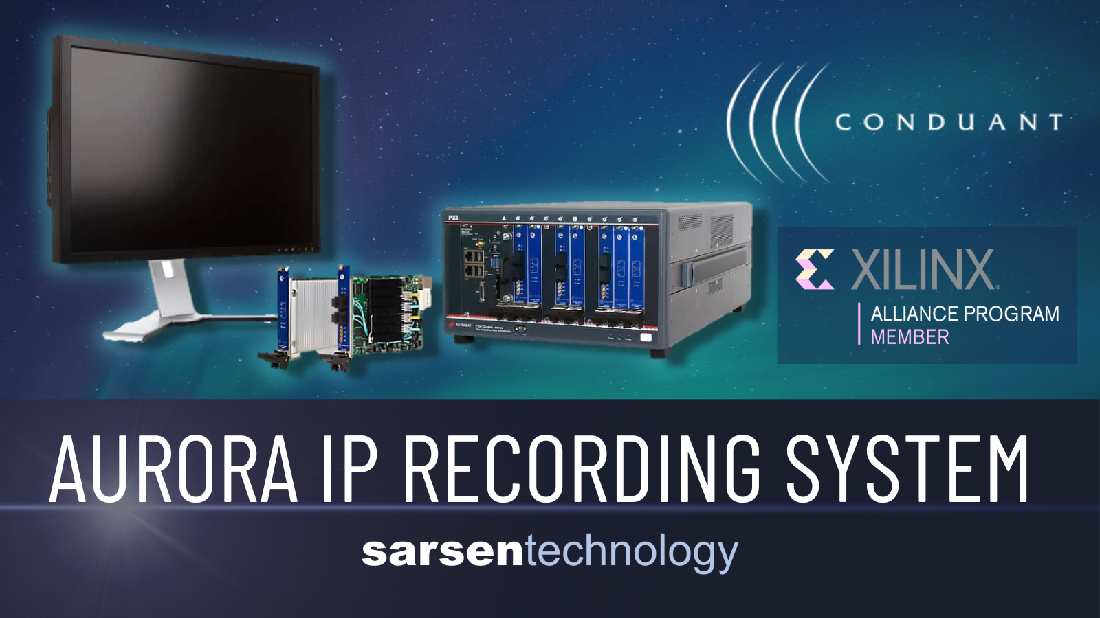 Modular Recording System with Xilinx Aurora Capability
