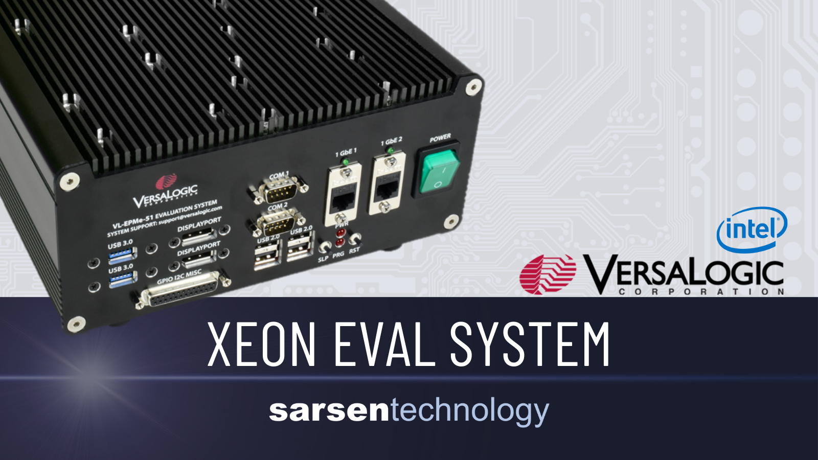  Xeon 6-core embedded computer evaluation system