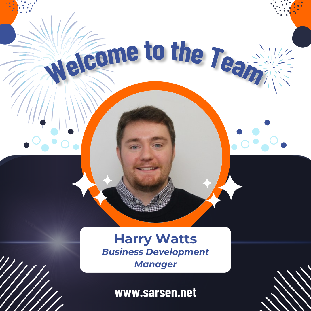Harry Watts Joins the Sarsen Technology Team