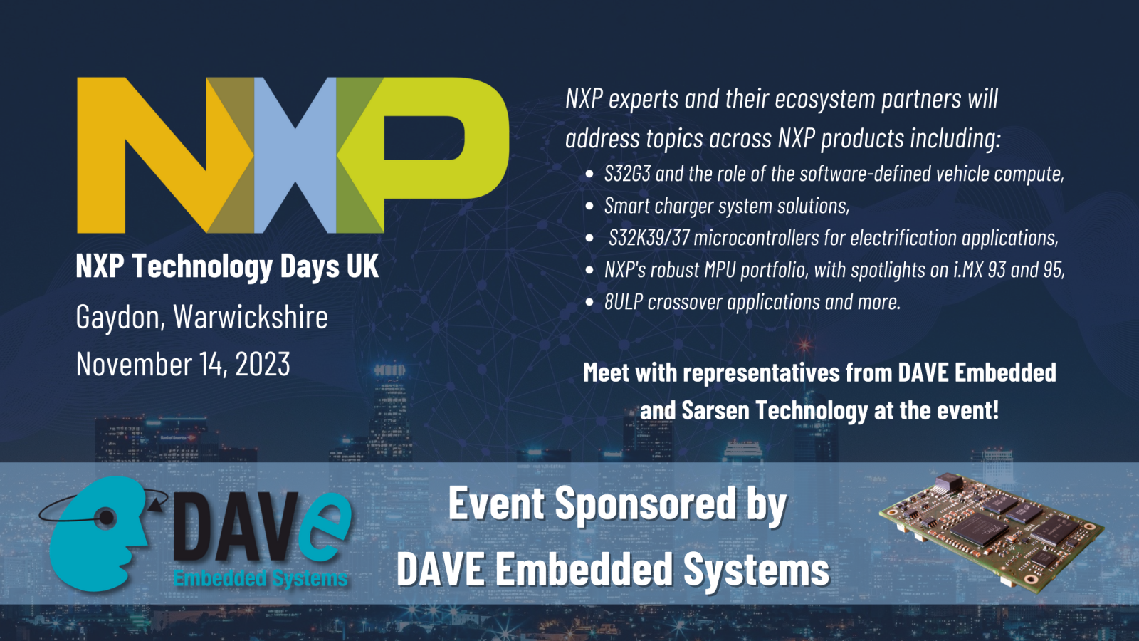 NXP Tech Days 2023