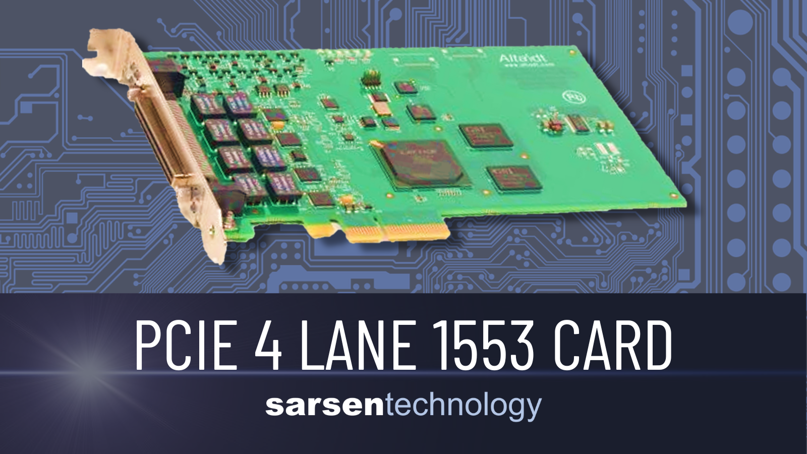 Rugged PCIe 1553 Card