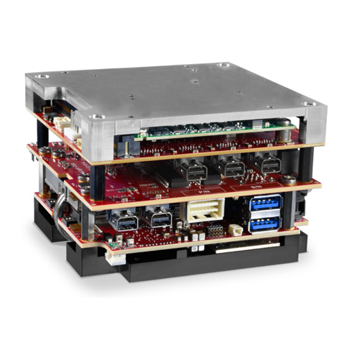 GPU Enabled Embedded Computer with Xeon-E CPU and NVIDIA RTX A500 GPU