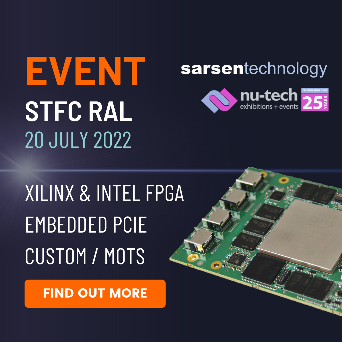 Event - STFC RAL - July 20 2022