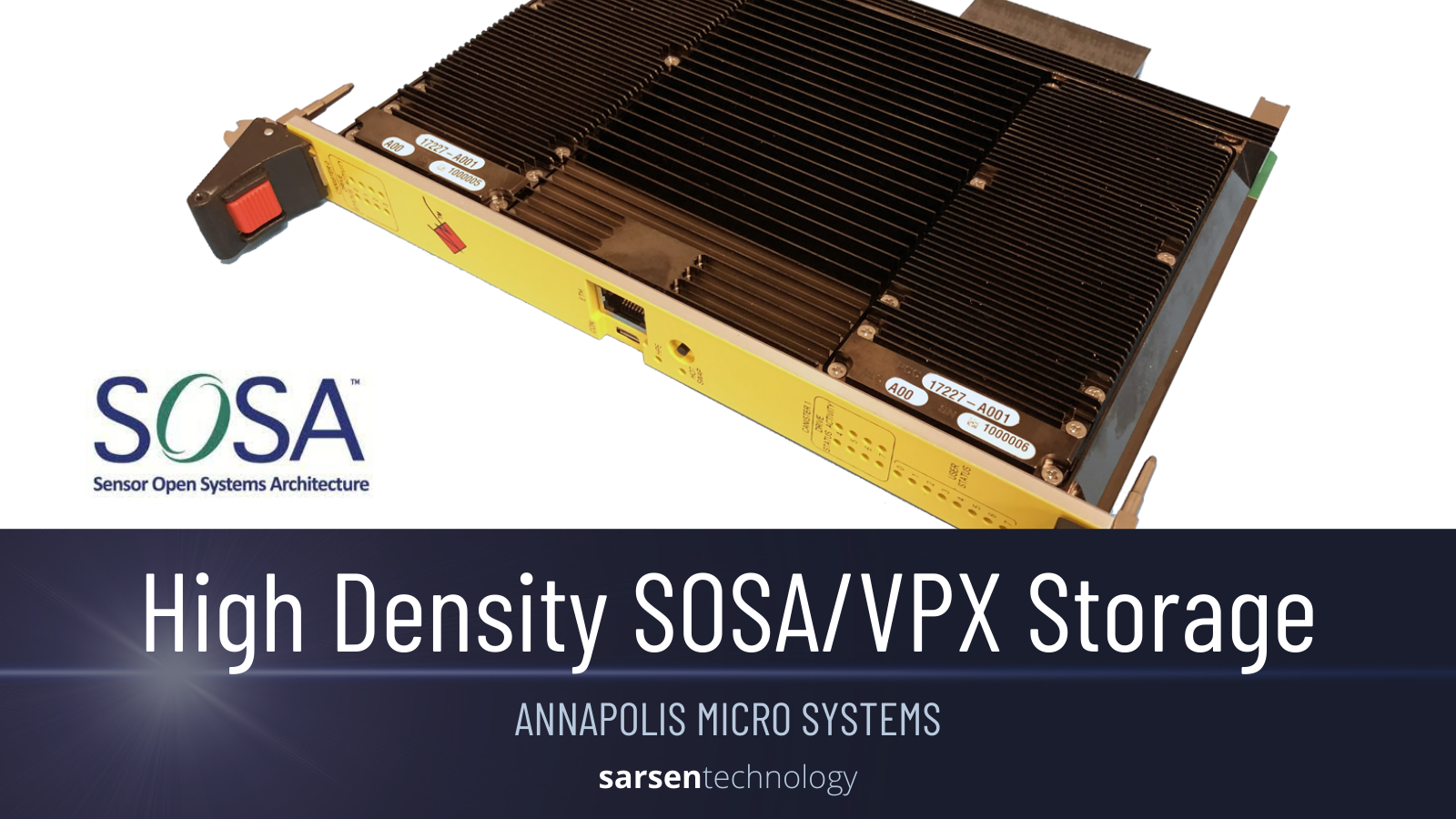 Rugged SOSA VPX Storage