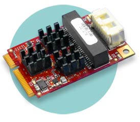 VersaLogic MPEe-E5E Dual Gigabit Ethernet Mini PCIe expansion module