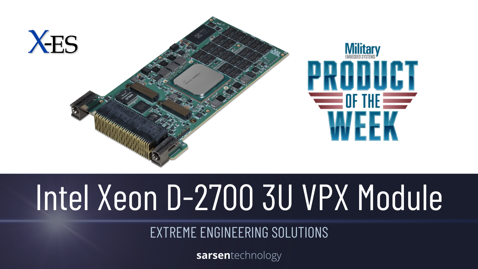 X-ES Launches all new Intel Xeon Ice Lake-D processor board