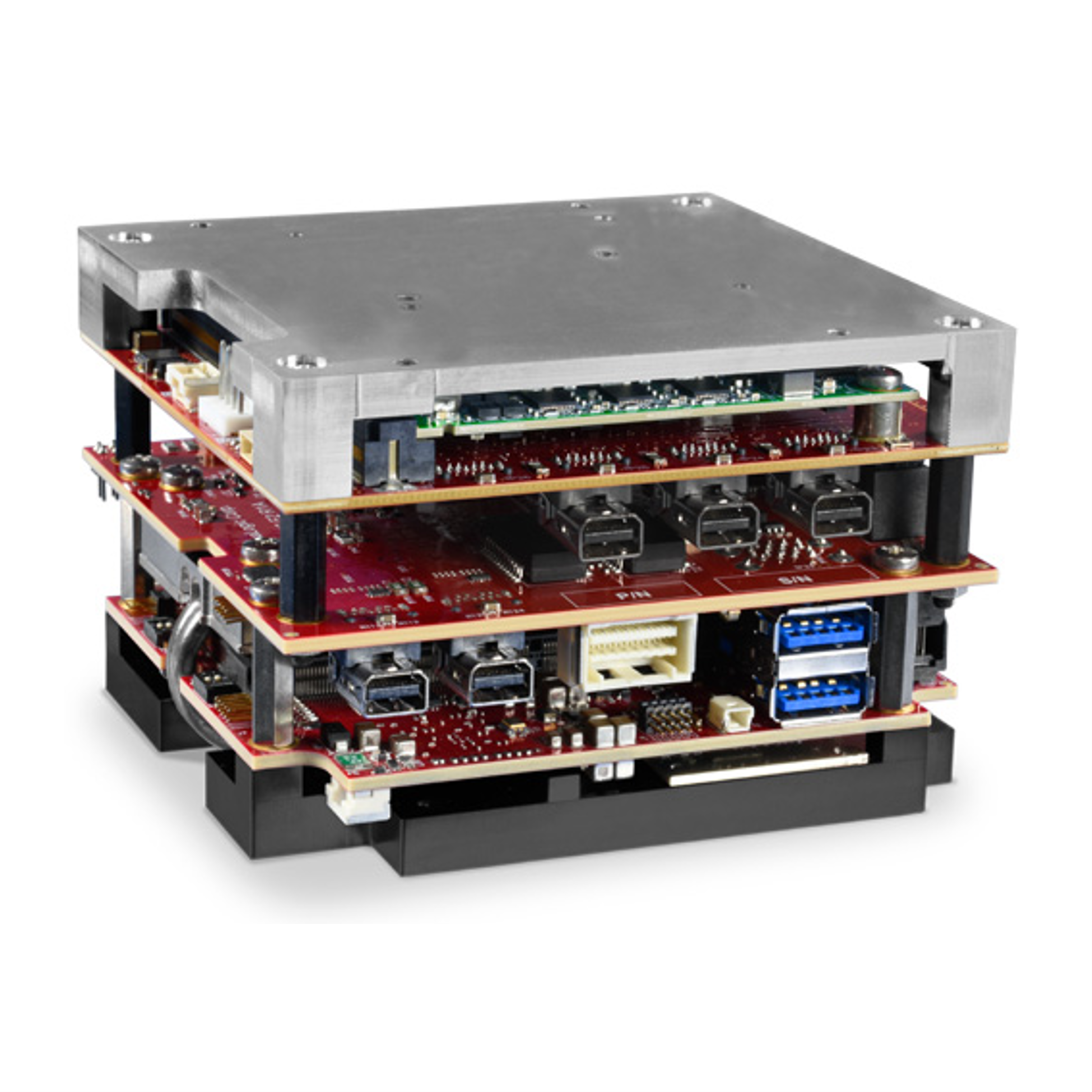 GPU Enabled Embedded Computer with Xeon-E CPU and NVIDIA RTX A500 GPU - Sabertooth AI Lite