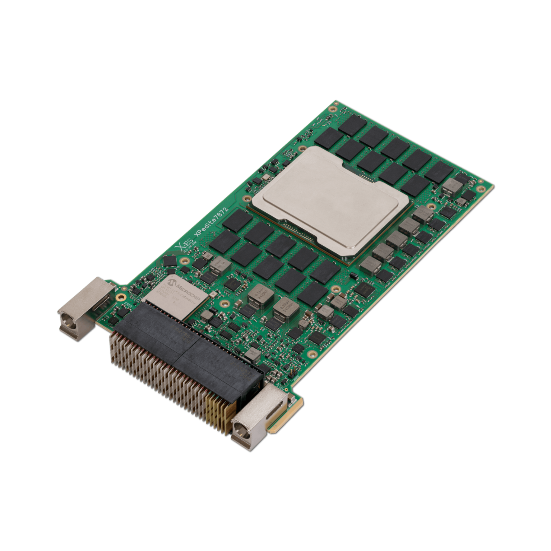 XPedite7872 Intel® Xeon® D-2800 Processor-Based 3U VPX-REDI Module with 64 GB of DDR4, 100 Gigabit Ethernet, and SecureCOTS™